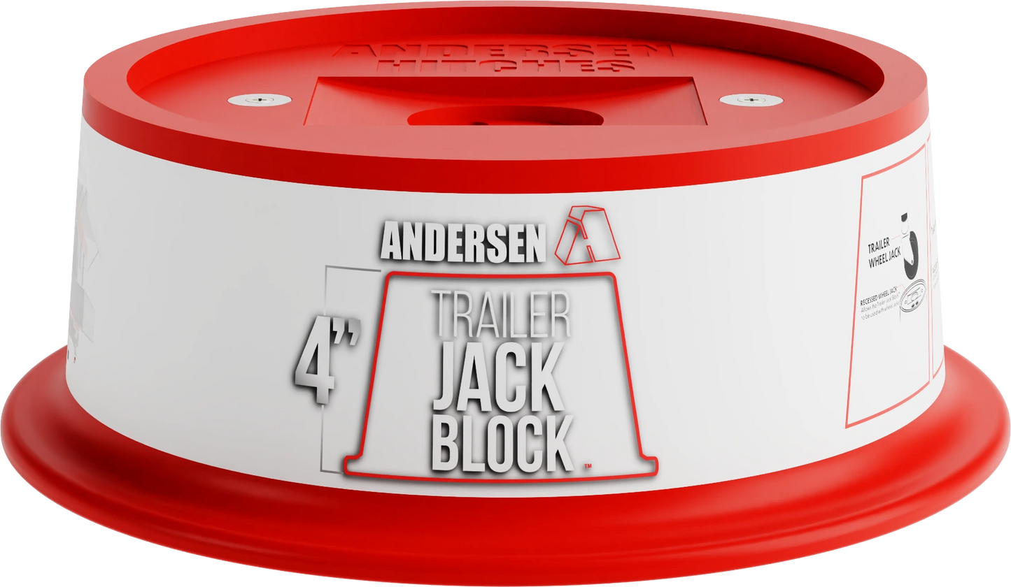 Andersen Round Tongue Jack Block for Caravans, Motorhomes and Boats