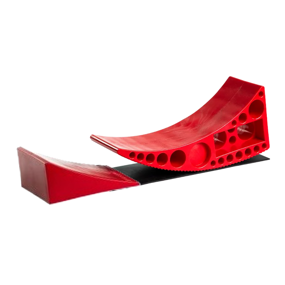 Andersen rapid jack with chock on angle view