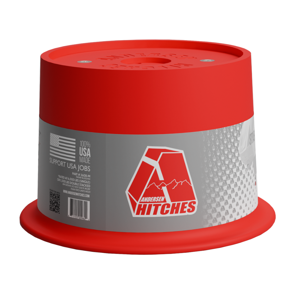 Andersen 203mm 8 inch tongue jack block for caravan, boat or tailer, variant