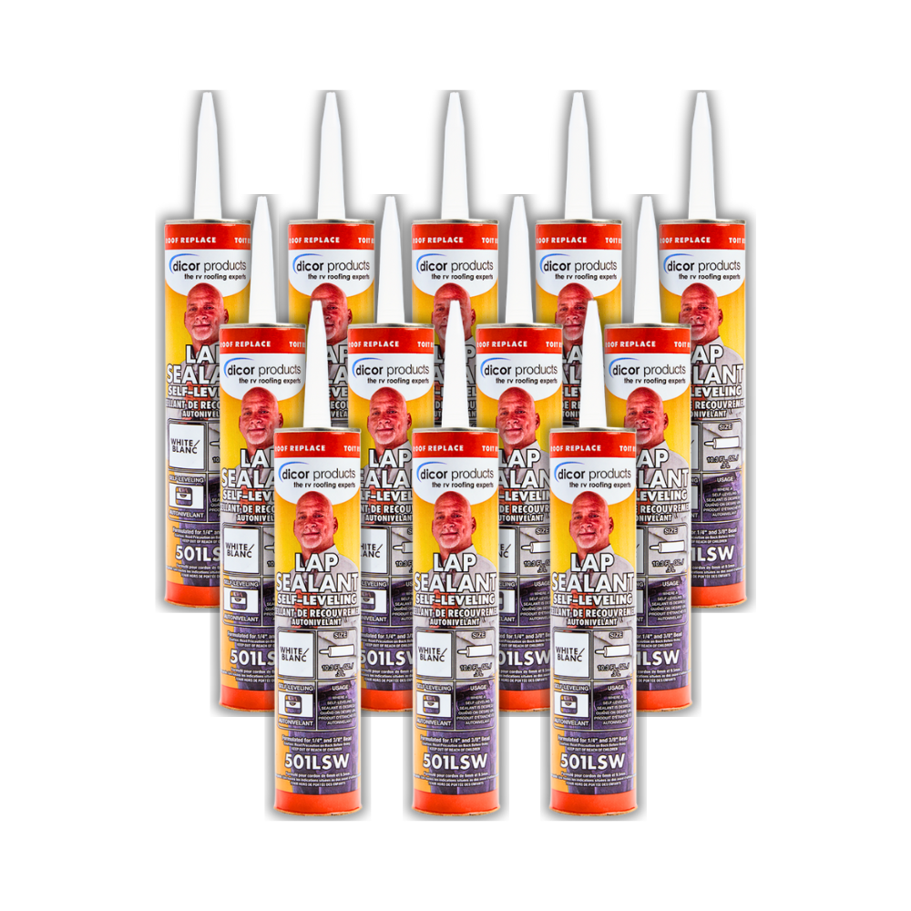 Dicor self-levelling lap sealant tube, 12-pack